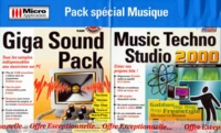 Pack Spécial Musique : Giga Sound Pack. Music Techno Studio 2000. 8 CD-Roms