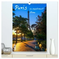 Paris, ce supplément d'âme  (Calendrier mural 2026 DIN A2 horizontal) calendrier de bureau