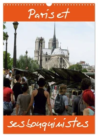 Paris et ses bouquinistes (Calendrier mural 2026 DIN A3 horizontal), CALVENDO calendrier mensuel