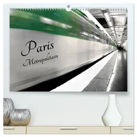 Paris Métropolitain  (Calendrier mural 2026 DIN A2 vertical) calendrier de bureau