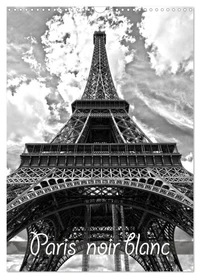 Paris noir blanc (Calendrier mural 2026 DIN A3 horizontal), CALVENDO calendrier mensuel