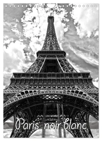 Paris noir blanc (Calendrier mural 2026 DIN A4 horizontal), CALVENDO calendrier mensuel