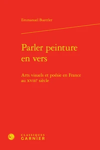 Parler peinture en vers