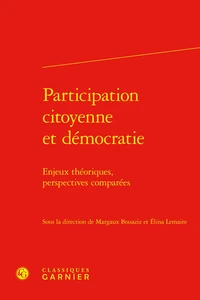 Participation citoyenne et démocratie