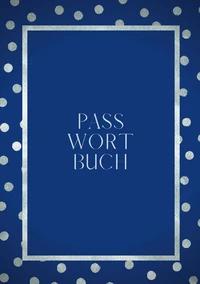 Passwort Buch - A5 - Notizbuch für Passwörter - zweispaltiger Organizer - 100 Seiten - FSC Papier