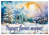 Paysages fluviaux magiques (Calendrier de bureau 2026 DIN A5 vertical), CALVENDO calendrier mensuel