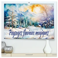 Paysages fluviaux magiques  (Calendrier mural 2026 DIN A2 vertical) calendrier de bureau