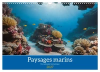 Paysages marins Une plongée fantastique (Calendrier mural 2027 DIN A3 vertical), CALVENDO calendrier mensuel
