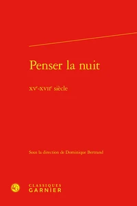 Penser la nuit