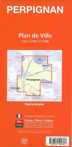 Perpignan. 1/11 000  Edition 2019