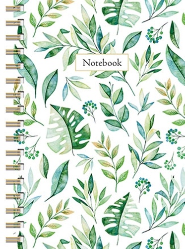 SODIS - Petit carnet à spirale Leaves. Notebook
