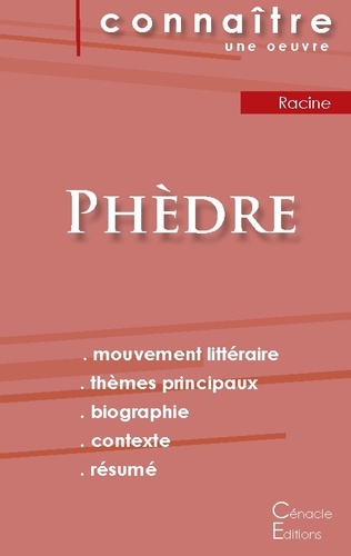 Jean Racine - Phèdre - Fiche de lecture.