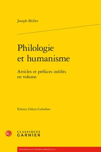 Philologie et humanisme