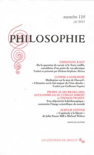 Dominique Pradelle - Philosophie N° 110, été 2011 : .