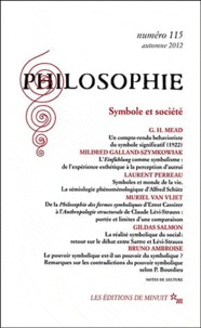 Laurent Perreau - Philosophie N° 115, Automne 2012 : Symbole et société.