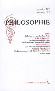 Philosophie N° 117, printemps 2013