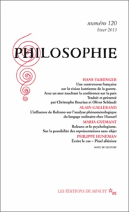 Philosophie N° 120, hiver 2013