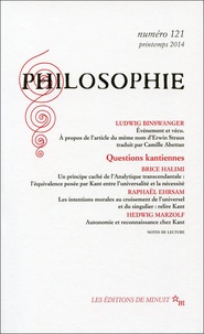 Ludwig Binswanger et Brice Halimi - Philosophie N° 121, Printemps 2014 : .