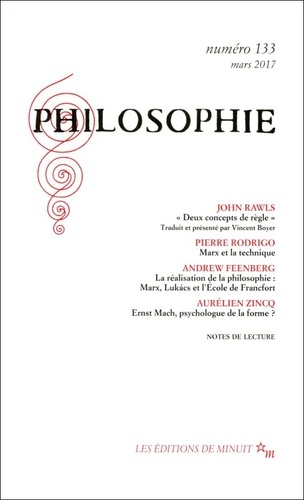 Dominique Pradelle - Philosophie N° 133, mars 2017 : .
