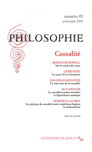 Bertrand Russell et Geert Keil - Philosophie N° 89, Mars 2006 : Causalité.