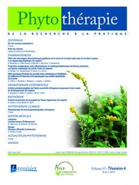 Phytothérapie Volume 17 N° 4, août 2019