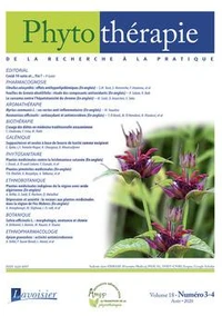 Phytothérapie Volume 18 N° 3-4, août 2020