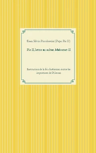 Pie II, lettre au sultan Mahomet II
