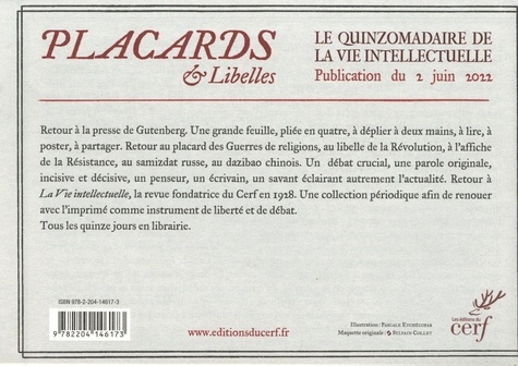 Placards & Libelles N° 14, 2 juin 2022 Une étrange victoire. Des urnes sans verdict