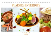 Plaisirs interdits (Calendrier de bureau 2026 DIN A5 vertical), CALVENDO calendrier mensuel