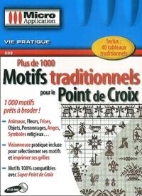  Micro Application - Plus de 1000 motifs traditionnels pour le point de croix - CD-ROM.