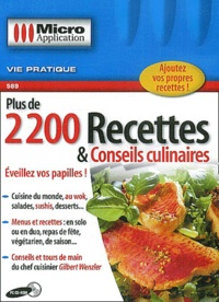  Collectif - Plus de 2200 recettes et conseils culinaires - CD-ROM.