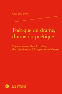 Poétique du drame, drame du poétique