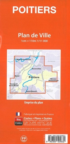 Poitiers. 1/11 000
