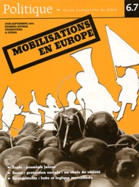Stephen Bouquin et Patrick Vassallo - Politique N°6/7 Juin-Septembre : Mobilisations en Europe.