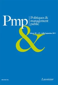 Politiques & management public Volume 28, N°3, Juillet-Septembre 2011