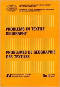  PU du Septentrion - Problèmes de géographie des textiles N° 4, 1990 : .