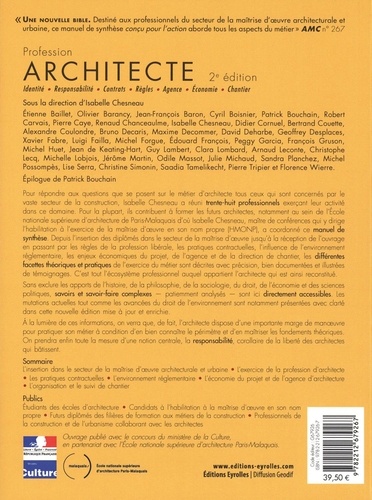 Profession Architecte 2e édition