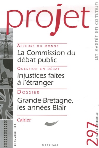 Pierre Martinot-Lagarde et Françoise Terrel-Salmon - Projet N° 297, mars 2007 : .