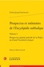 Charles-Joseph Panckoucke - Prospectus et mémoires de l'Encyclopédie méthodique - Volume 1, Prospectus général précédé de la Préface au Grand vocabulaire français.