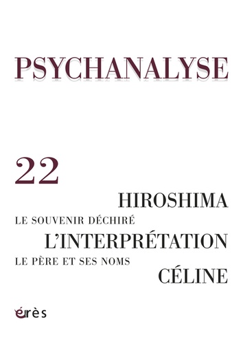 Laure Thibaudeau - Psychanalyse N° 22, septembre 201 : .