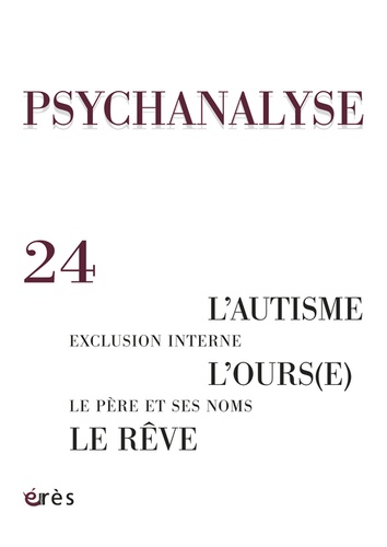 Laure Thibaudeau - Psychanalyse N° 24, mai 2012 : 24.