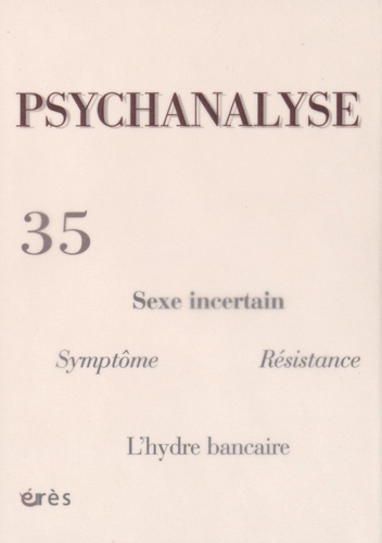 Thérèse Charrier - Psychanalyse N° 35, Janvier 2016 : .