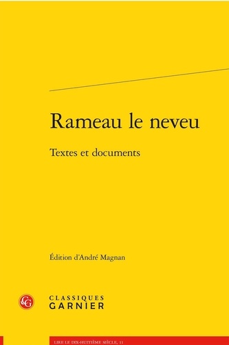 Rameau le neveu. Textes et documents