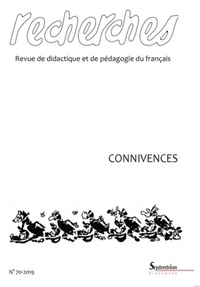  PU du Septentrion - Recherches N° 70/1 : Connivences.