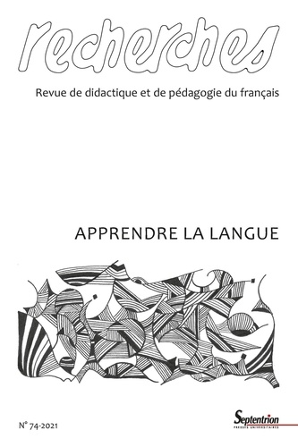 Catherine Mercier - Recherches N° 74, juin 2021 : Apprendre la langue.