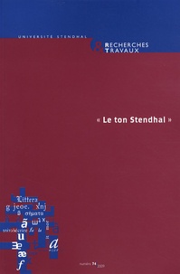 Philippe Jousset - Recherches & Travaux N° 74 : Le ton Stendhal.