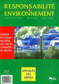 Energie et climat : les défis, les coûts, l'opinion en France