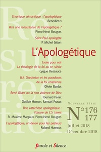 Pierre-Henri Beugras - Résurrection N° 176-177, juillet-décembre 2018 : L'Apologétique.