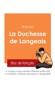 Réussir son Bac de français 2025 : Analyse du roman La Duchesse de Langeais de Balzac