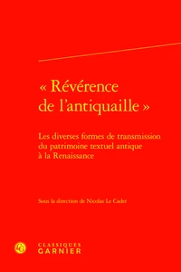Révérence de l'antiquaille
